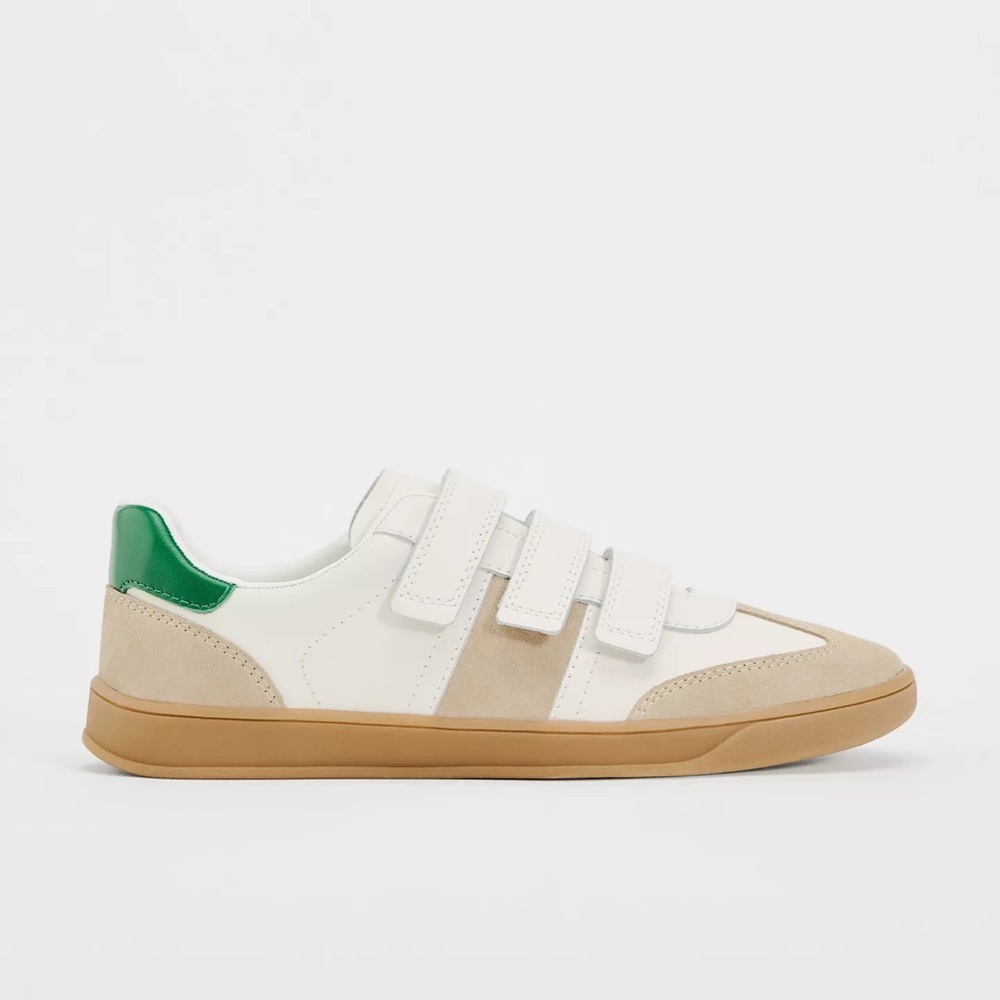 Zara Athletic Leather Sneakers